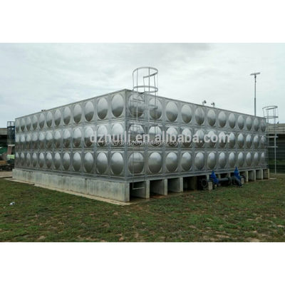 qualità  Water Storage 100000 Liters Welding Stainless Steel Drinking Water Storage Tank SS 304 Food Grade 316 Large Cold Sectional Water Tank fabbrica